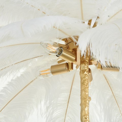 Lampa podłogowa EMU pióra białe 170 cm