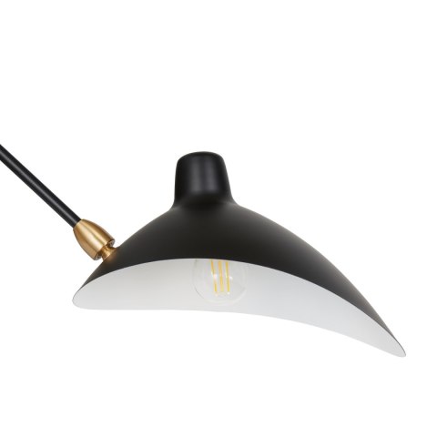 Lampa ścienna CRANE-2W S czarna 110 cm