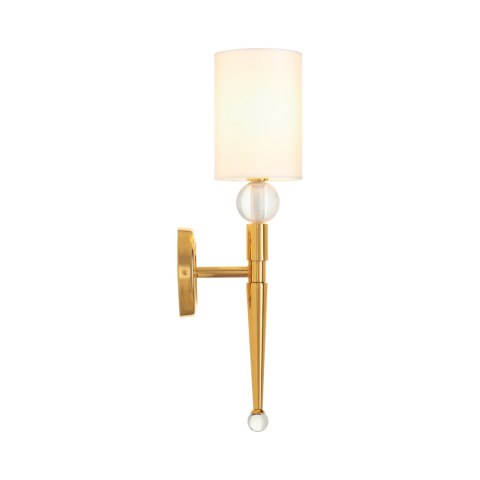 Lampa ścienna DAMA złota 52 cm