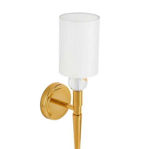 Lampa ścienna DAMA złota 52 cm