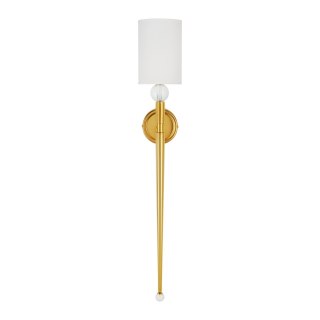 Lampa ścienna DAMA złota 92 cm