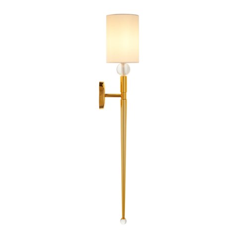 Lampa ścienna DAMA złota 92 cm