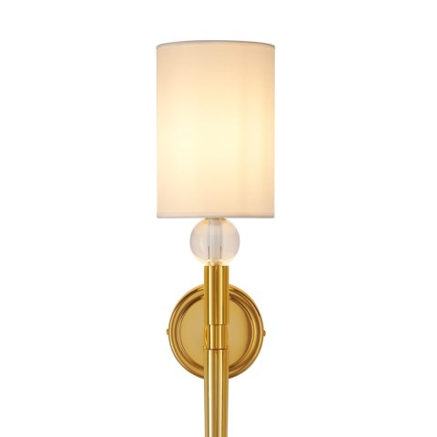 Lampa ścienna DAMA złota 92 cm
