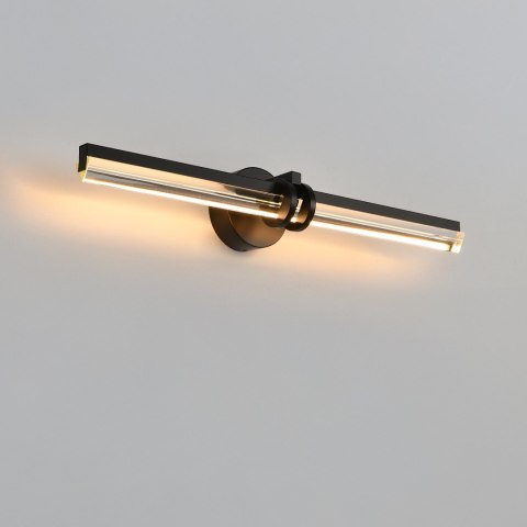 Lampa ścienna LOVELY LED czarna 58 cm