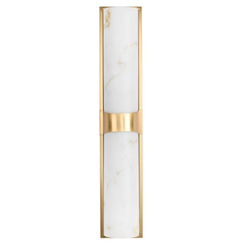 Lampa ścienna MURO LED biały marmur 66 cm