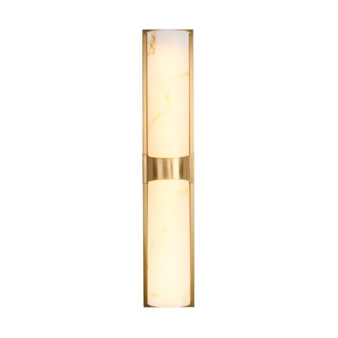 Lampa ścienna MURO LED biały marmur 66 cm