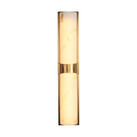 Lampa ścienna MURO LED biały marmur 66 cm