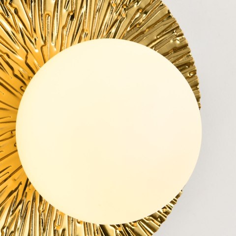 Lampa ścienna SUN L złota 40 cm