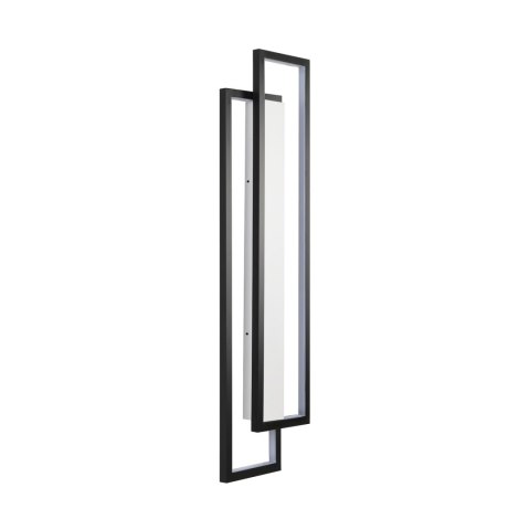 Lampa ścienna SYMMETRY-100 LED czarna 100 cm