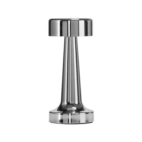 Lampa stołowa TAVOLO A LED dotykowa srebrna 21 cm Lampa stołowa TAVOLO A LED dotykowa srebrna 21 cm