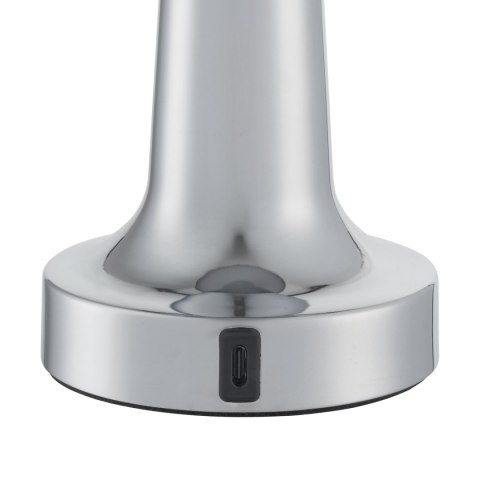 Lampa stołowa TAVOLO A LED dotykowa srebrna 21 cm Lampa stołowa TAVOLO A LED dotykowa srebrna 21 cm