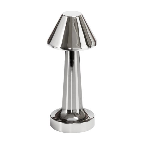 Lampa stołowa TAVOLO B LED dotykowa srebrna 22 cm Lampa stołowa TAVOLO B LED dotykowa srebrna 22 cm