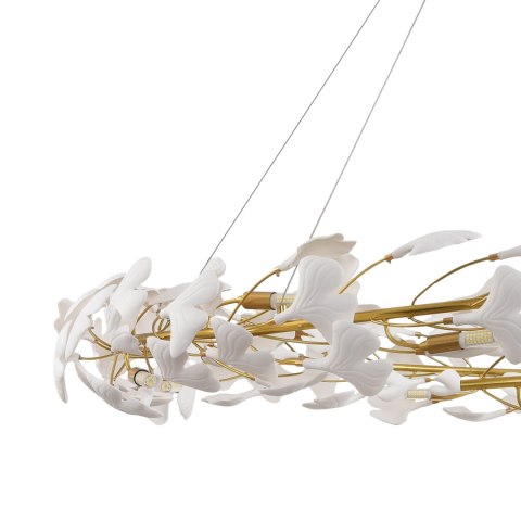Lampa wisząca BOTANIKA złoto biała 150 cm