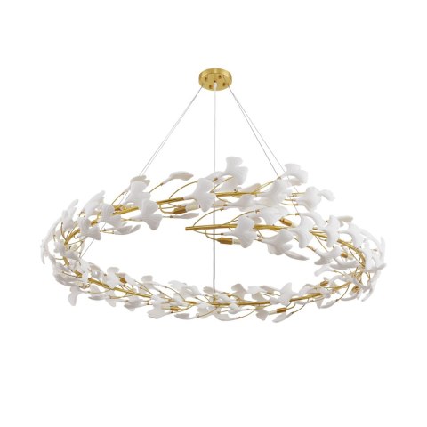 Lampa wisząca BOTANIKA złoto biała 150 cm