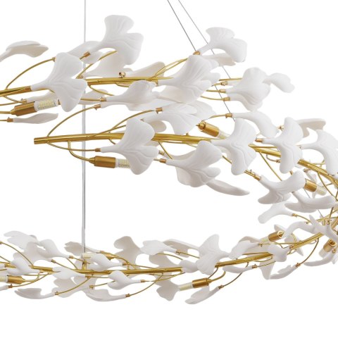 Lampa wisząca BOTANIKA złoto biała 150 cm