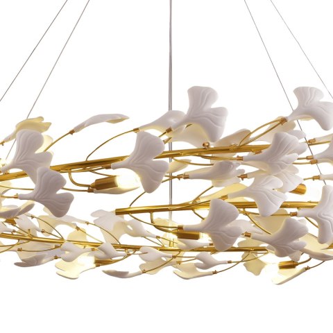 Lampa wisząca BOTANIKA złoto biała 150 cm