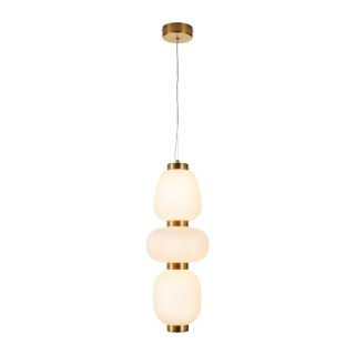 Lampa wisząca BRILLA-3 LED złota 23 cm