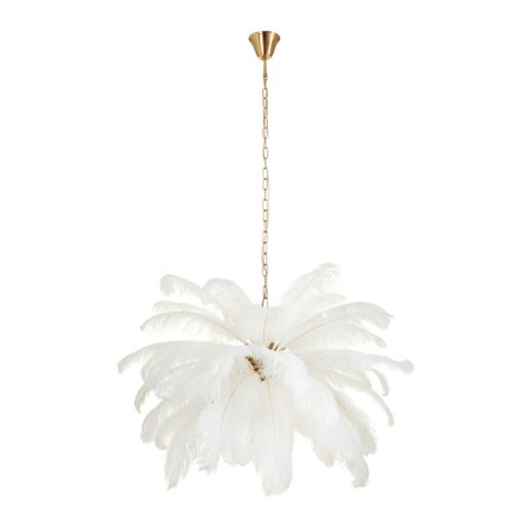 Lampa wisząca EMU pióra białe 100 cm