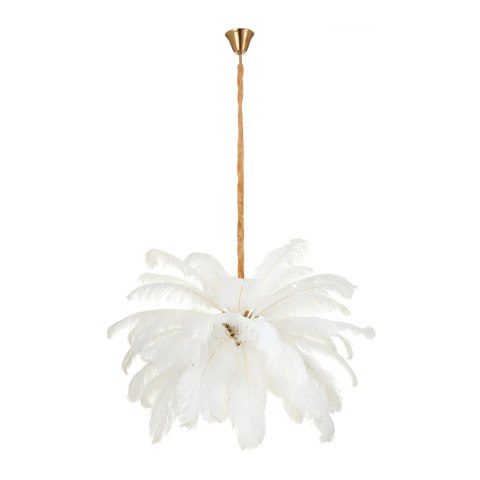 Lampa wisząca EMU pióra białe 100 cm