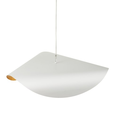 Lampa wisząca ENZO biało złota 80 cm