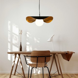 Lampa wisząca ENZO czarno złota 40 cm