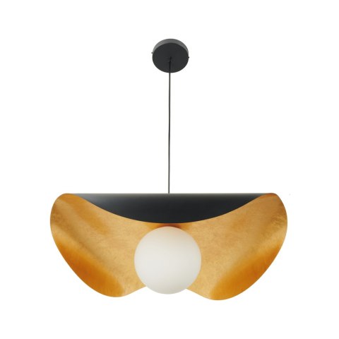 Lampa wisząca ENZO czarno złota 40 cm
