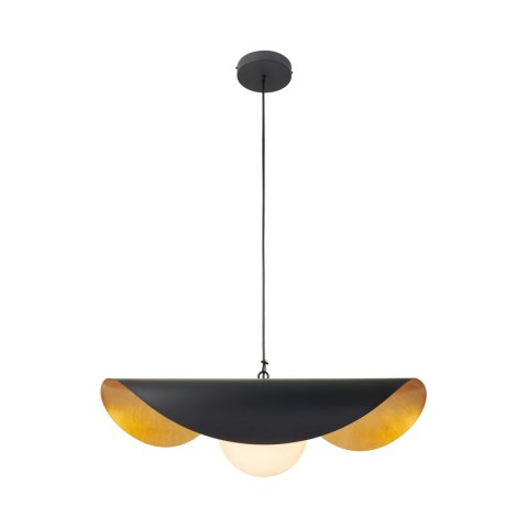 Lampa wisząca ENZO czarno złota 40 cm