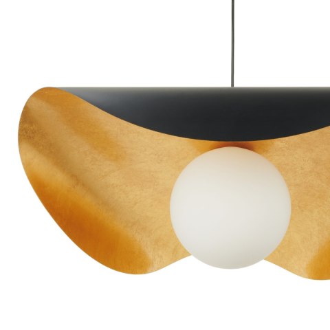 Lampa wisząca ENZO czarno złota 40 cm
