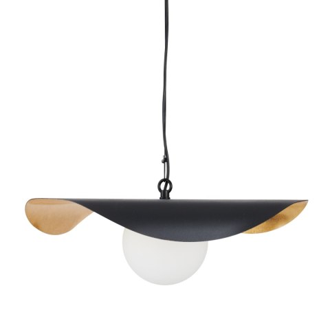Lampa wisząca ENZO czarno złota 40 cm