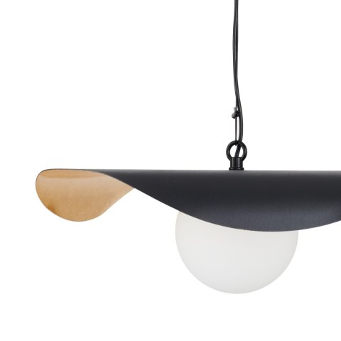 Lampa wisząca ENZO czarno złota 40 cm