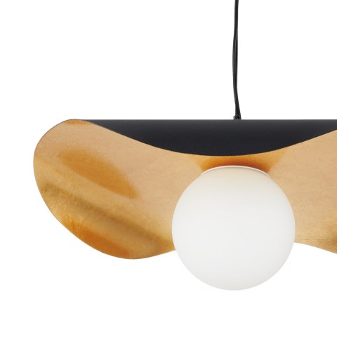 Lampa wisząca ENZO czarno złota 40 cm