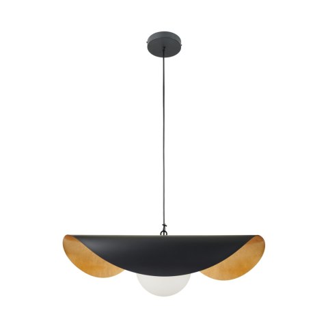 Lampa wisząca ENZO czarno złota 60 cm