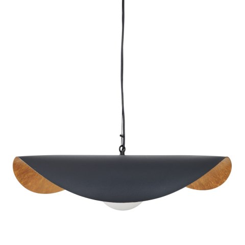 Lampa wisząca ENZO czarno złota 60 cm