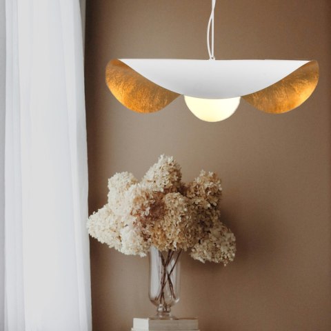 Lampa wisząca ENZO czarno złota 60 cm