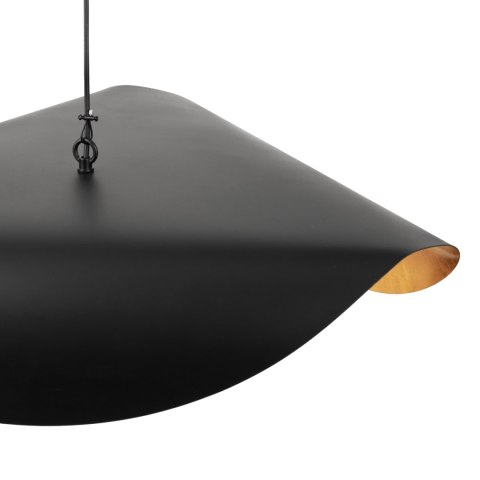 Lampa wisząca ENZO czarno złota 60 cm