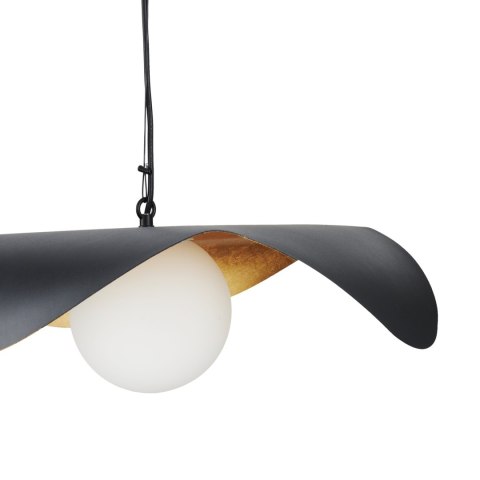 Lampa wisząca ENZO czarno złota 60 cm