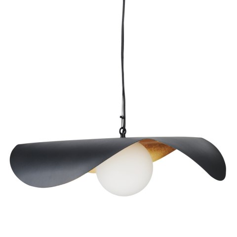 Lampa wisząca ENZO czarno złota 60 cm