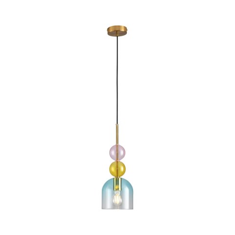Lampa wisząca PASTELLO BLUE kolorowa 15 cm