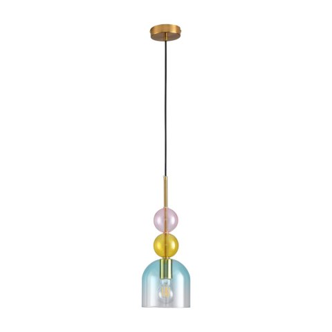 Lampa wisząca PASTELLO BLUE kolorowa 15 cm