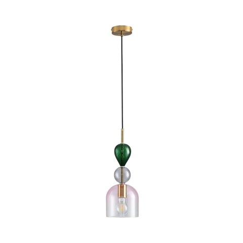 Lampa wisząca PASTELLO PINK kolorowa 15 cm