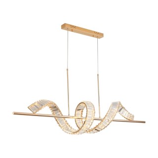 Lampa wisząca RITZ LED złota 150 cm