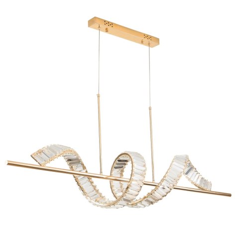 Lampa wisząca RITZ LED złota 150 cm