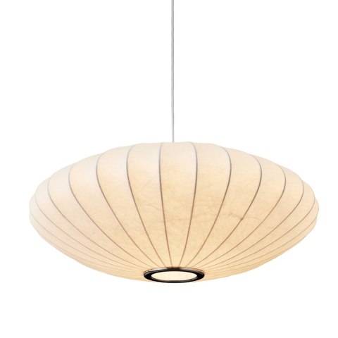 Lampa wisząca SILK FLAT biała 50 cm