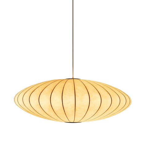 Lampa wisząca SILK FLAT biała 50 cm