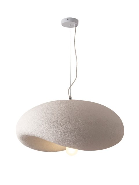 Lampa wisząca STONE FLAT biała 40 cm Lampa wisząca STONE FLAT biała 40 cm