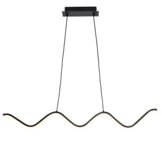 Lampa wisząca ZIGZAG LED czarna 90 cm