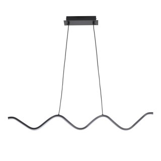 Lampa wisząca ZIGZAG LED czarna 90 cm