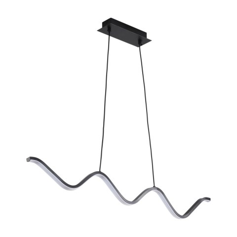 Lampa wisząca ZIGZAG LED czarna 90 cm
