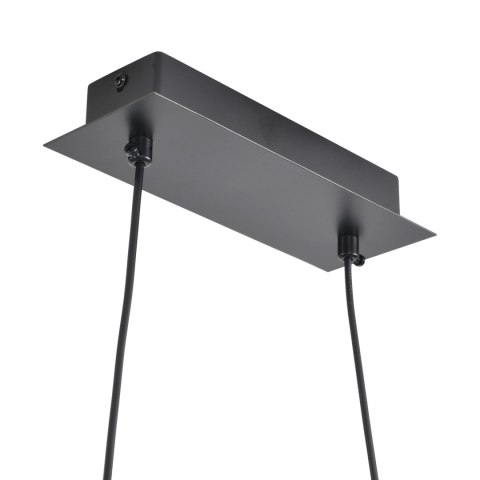 Lampa wisząca ZIGZAG LED czarna 90 cm