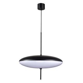 Lampa wisząca PIATTO biało-czarna 50 cm